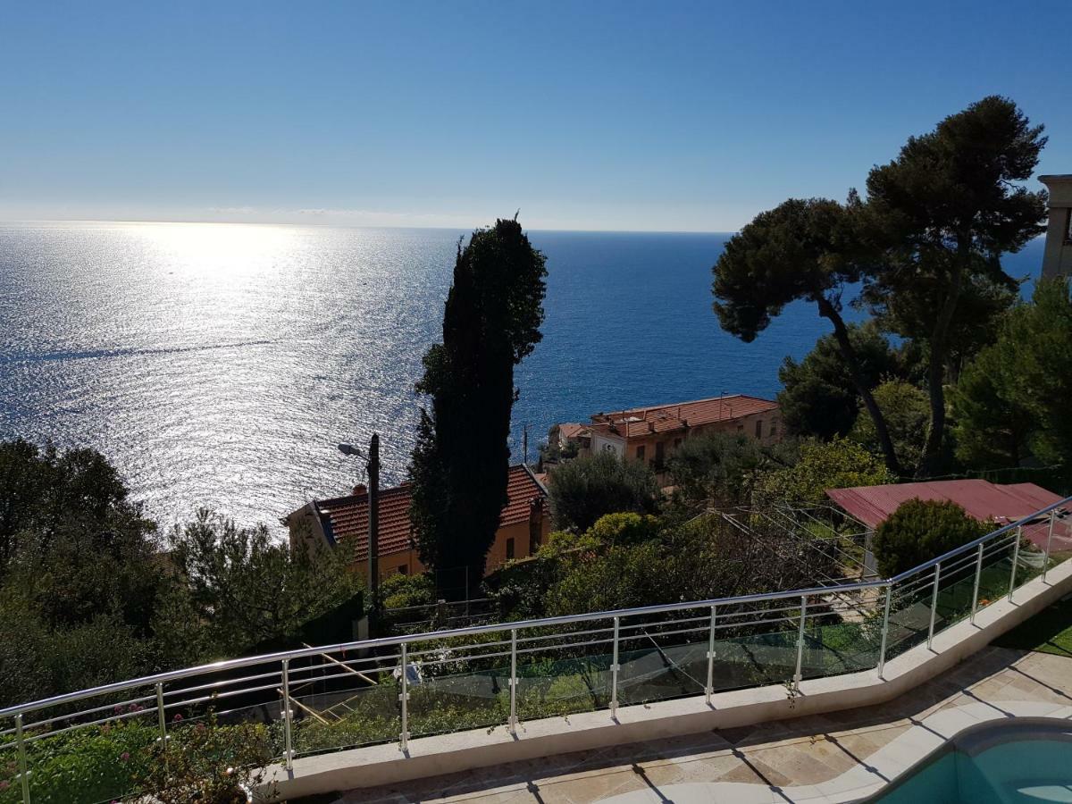 Vue mer.Tranquilité.Cap d'Ail à 10 mn de MONACO Cap-d'Ail Eksteriør bilde